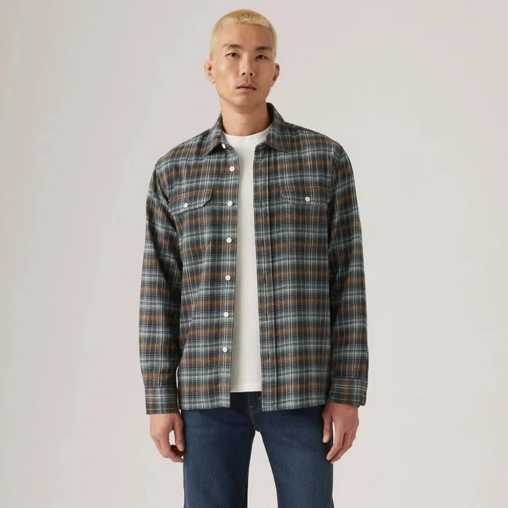 Levi's Multicolor Flannel Button-Down Shirt